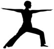 Yoga - Heldenstellung (Vira Bhadrasana)