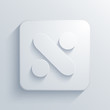 Vector light square icon. Eps10