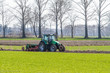 Tractor in the field