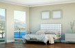 Schlafzimmer in Strandhaus