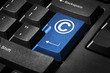 Keyboard with Copyright
