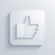 Vector light square icon. Eps10