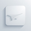 Vector light square icon. Eps10