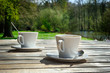 Two cups of coffee