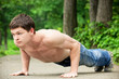 Push ups workout.