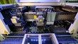 Inside view of an elcetronics device bulding circuit boards