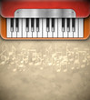 Background with piano