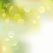 Summer background in green and yellow