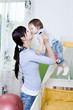 woman with a toddler