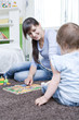 woman with a toddler