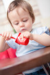 eating baby