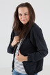 Young woman with sports jacket