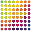 Abstract colorful circles background, vector