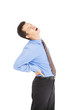young business man with Backache