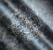 Mayan calendar on old stone