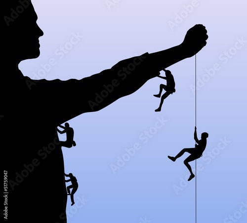 Illustration: Climbing trainer Climbing trainer