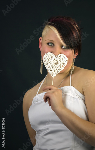 Photo: Braut mit Herzchen Braut mit Herzchen