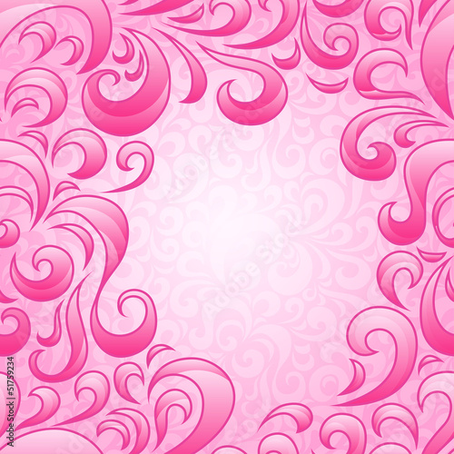 Vector: Background with abstract floral pattern. Background with abstract floral pattern.