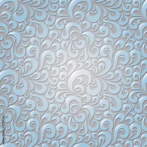 Vector: Abstract seamless floral pattern. Abstract seamless floral pattern.