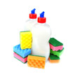 Assortment of means for cleaning