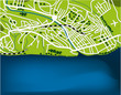 Cartoon map of Sochi, Russia