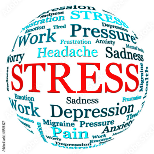 Illustration: Stress related text arrangement Stress related text arrangement