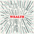 illustration of wealth concept.