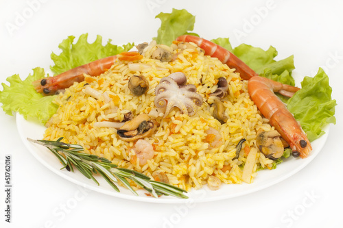 Photo: Seafood pilaf Seafood pilaf