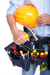 Worker with a tool belt.