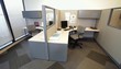 Empty office cubicles