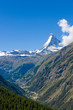 The Zermatt valley in Switzerland