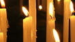 Burning candles, Gulf of Poets Chapel, Portovenere