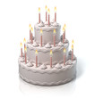 Illustration: birthday cake, anniversary cake birthday cake, anniversary cake