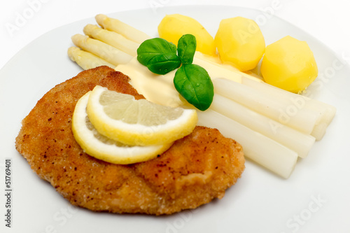 Photo: Schnitzel mit Spargel_2 Schnitzel mit Spargel_2
