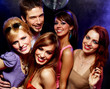 Photo: Happy friends on a party Happy friends on a party