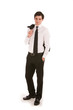 Casual relaxed businessman
