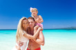 Photo: Happy family on tropic vacation Happy family on tropic vacation