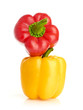 Red and yellow sweet pepper