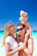 Photo: Happy family on tropic vacation Happy family on tropic vacation