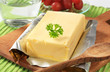 Block of fresh butter