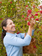 woman with viburnum