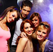 Foto: Happy friends on a party Happy friends on a party