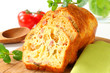 Savory ham and olive cake