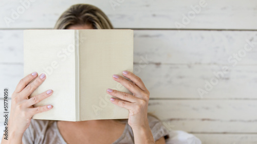 Photo: Reading a book Reading a book