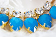 Beautiful jewelry collar on dress