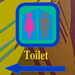 Signs to the toilet