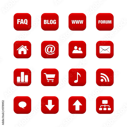 Vector: Icons Set for Web Applications & Internet - Vector icons Icons Set for Web Applications & Internet - Vector icons