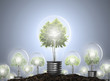 ight bulb Alternative energy concept
