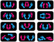 Feet Positions in Bed (Stellungen Füße im Bett)