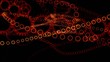 Technology background with metal gears and cogwheels